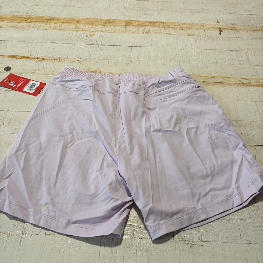 Men's Lightweight Stretch Shorts in Light Lavender - Picture 15 of 16